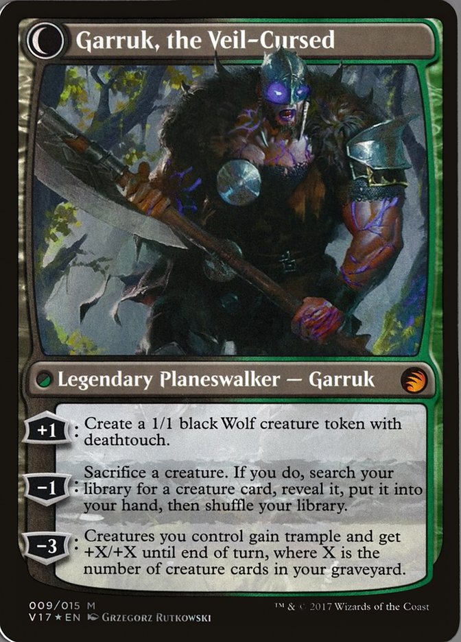 Garruk Relentless // Garruk, the Veil-Cursed [From the Vault: Transform] | Jomio and Rueliete's Cards and Comics