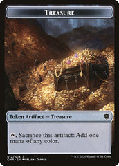 Dragon // Treasure Double-Sided Token [Commander Legends Tokens] | Jomio and Rueliete's Cards and Comics