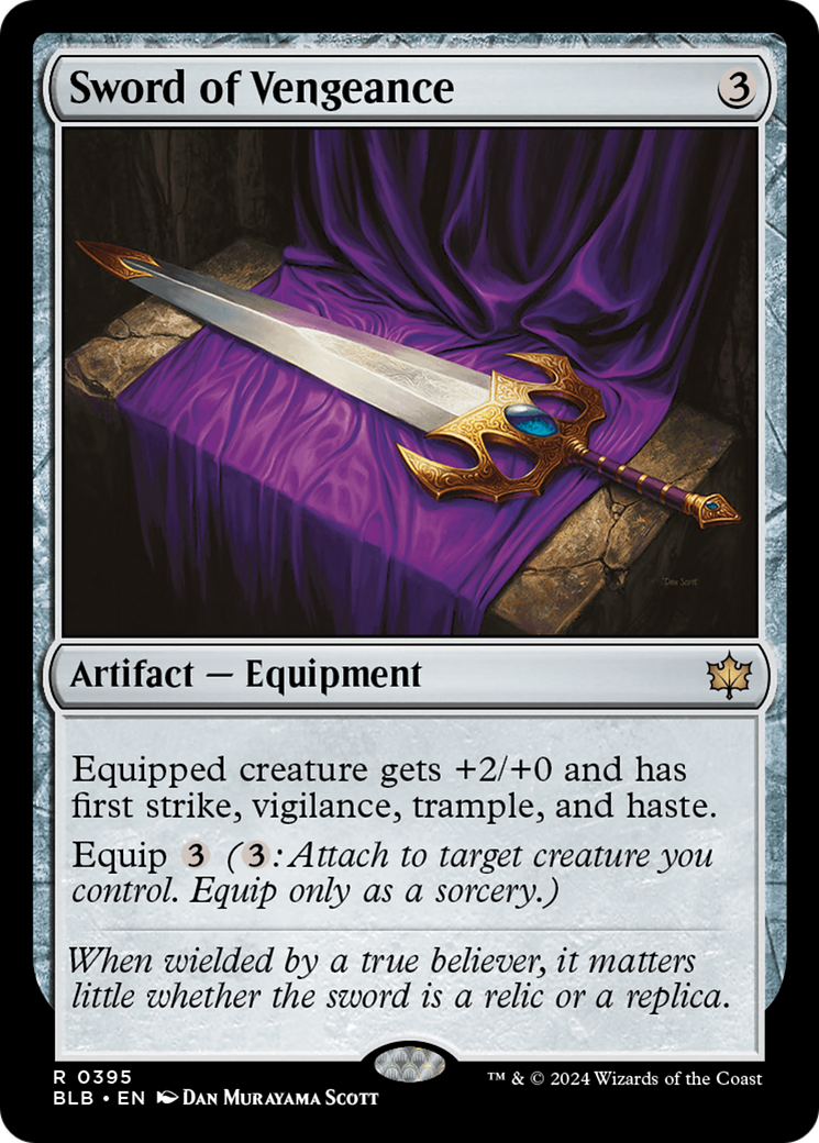 Sword of Vengeance [Bloomburrow] | Jomio and Rueliete's Cards and Comics