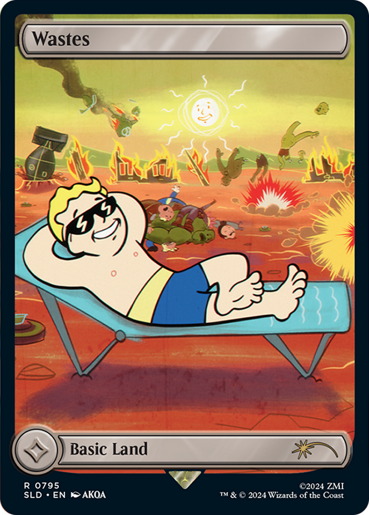 Wastes (795) (Rainbow Foil) [Secret Lair Drop Series] | Jomio and Rueliete's Cards and Comics