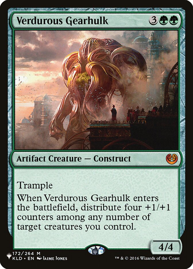 Verdurous Gearhulk [The List] | Jomio and Rueliete's Cards and Comics