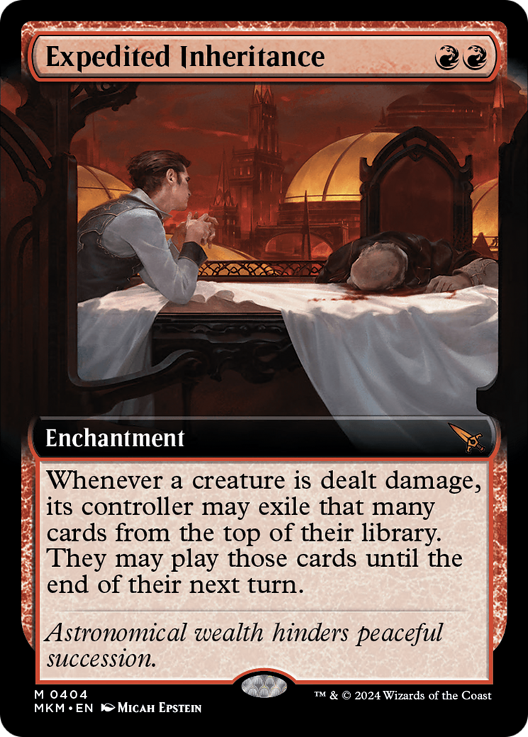 Expedited Inheritance (Extended Art) [Murders at Karlov Manor] | Jomio and Rueliete's Cards and Comics