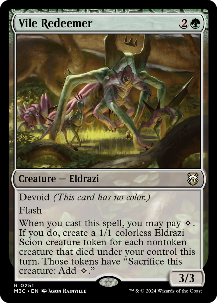 Vile Redeemer (Ripple Foil) [Modern Horizons 3 Commander] | Jomio and Rueliete's Cards and Comics