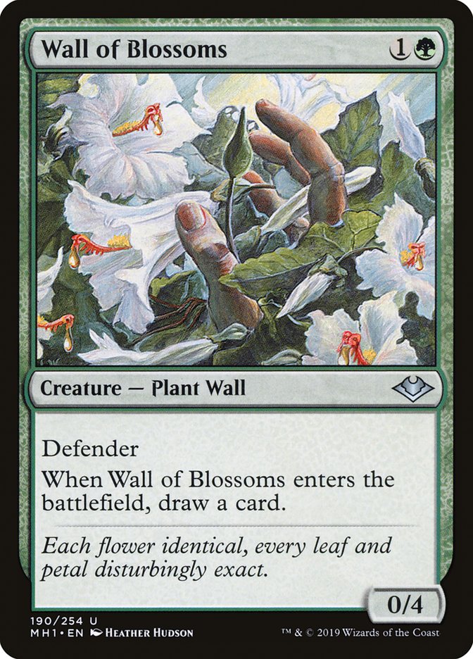 Wall of Blossoms [Modern Horizons] | Jomio and Rueliete's Cards and Comics