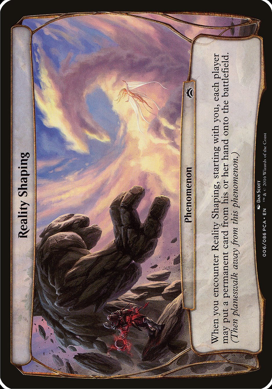 Reality Shaping (Planes) [Planechase Anthology Planes] | Jomio and Rueliete's Cards and Comics