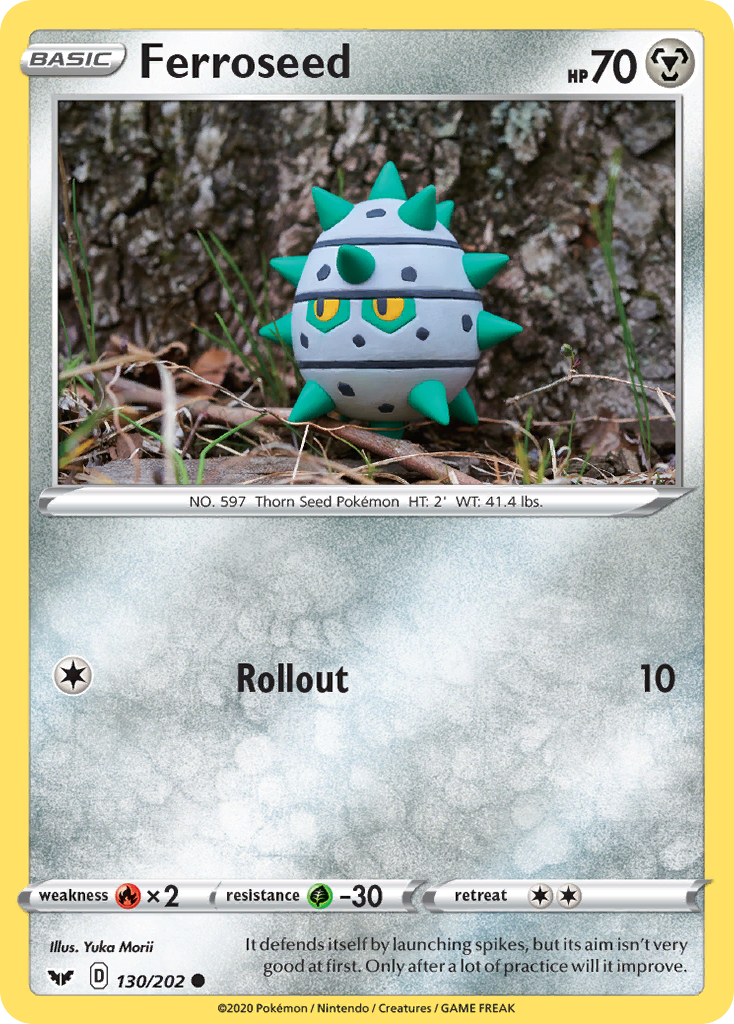 Ferroseed (130/202) [Sword & Shield: Base Set] | Jomio and Rueliete's Cards and Comics