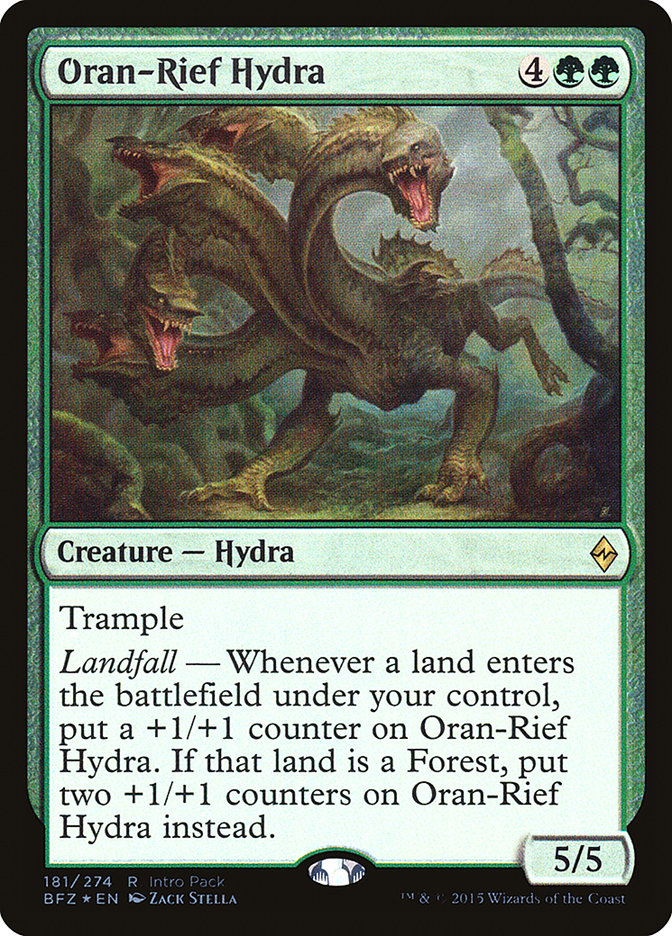 Oran-Rief Hydra (Intro Pack) [Battle for Zendikar Promos] | Jomio and Rueliete's Cards and Comics