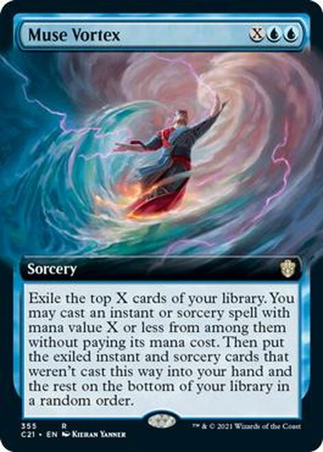 Muse Vortex (Extended Art) [Commander 2021] | Jomio and Rueliete's Cards and Comics