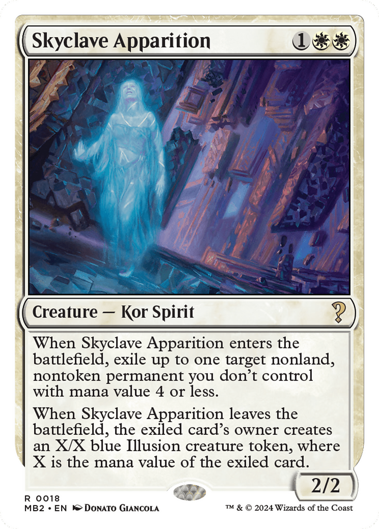 Skyclave Apparition (White Border) [Mystery Booster 2] | Jomio and Rueliete's Cards and Comics