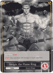 Melgis, the Flame King // Melgis, the One Charmed by the Demon Sword (WPR003) [Promo Cards] | Jomio and Rueliete's Cards and Comics