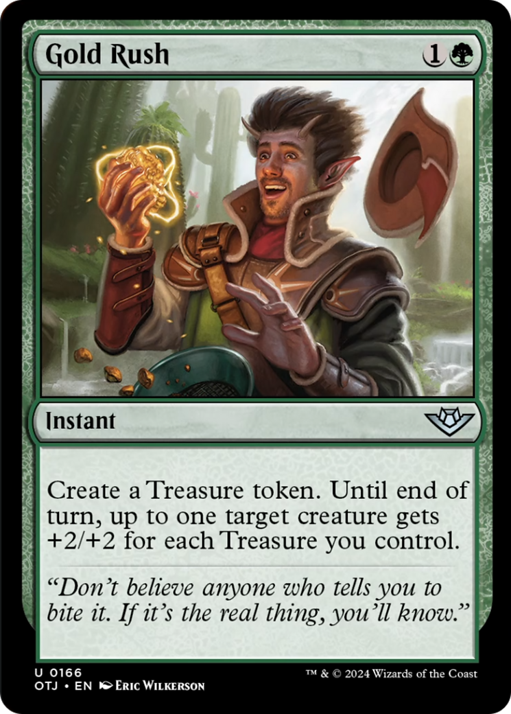 Gold Rush [Outlaws of Thunder Junction] | Jomio and Rueliete's Cards and Comics