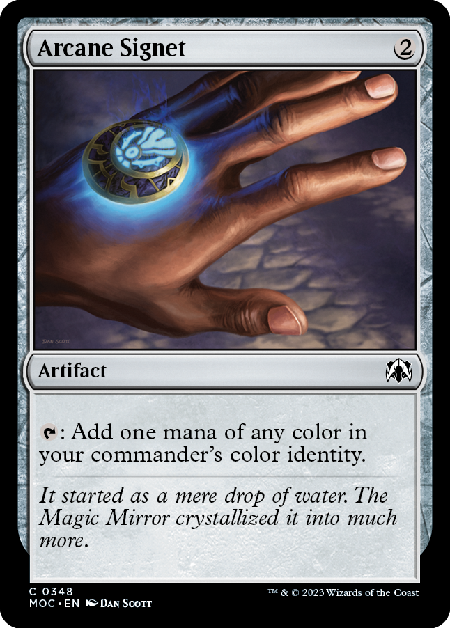 Arcane Signet [March of the Machine Commander] | Jomio and Rueliete's Cards and Comics