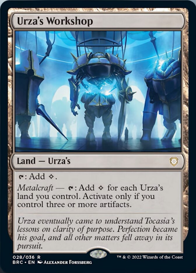 Urza's Workshop [The Brothers' War Commander] | Jomio and Rueliete's Cards and Comics