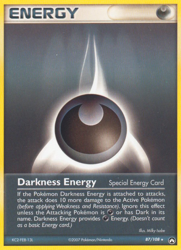 Darkness Energy (87/108) [EX: Power Keepers] | Jomio and Rueliete's Cards and Comics