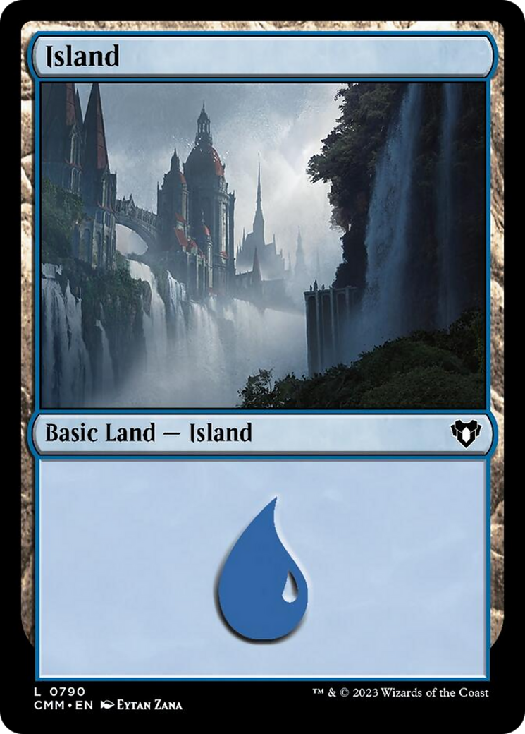 Island (790) [Commander Masters] | Jomio and Rueliete's Cards and Comics