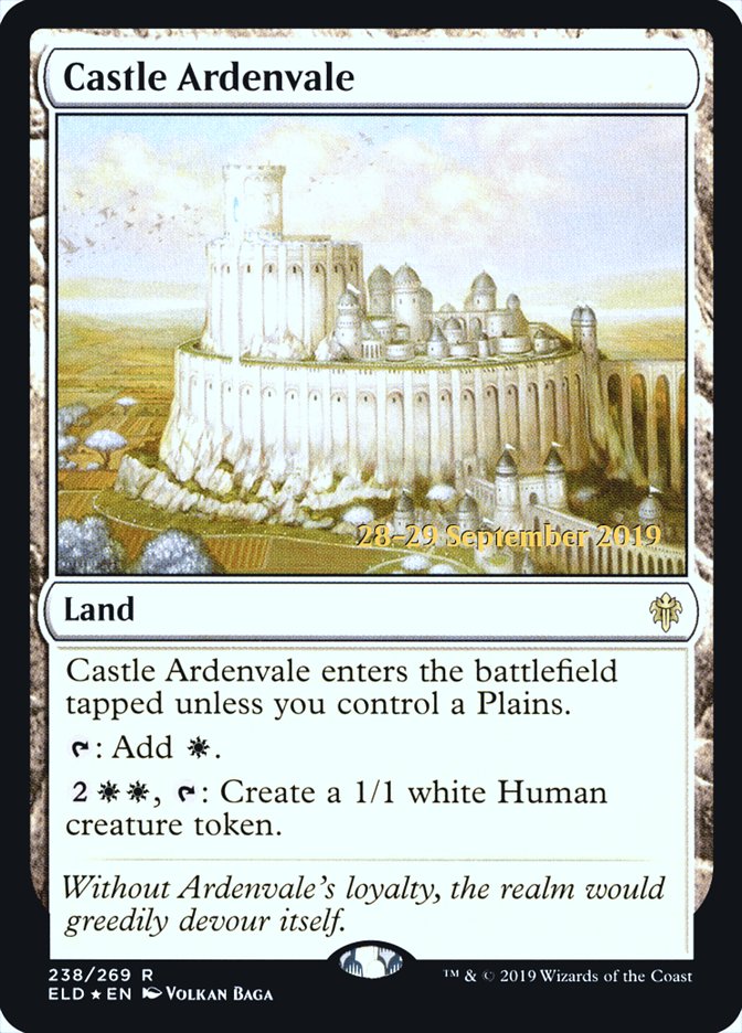 Castle Ardenvale [Throne of Eldraine Prerelease Promos] | Jomio and Rueliete's Cards and Comics