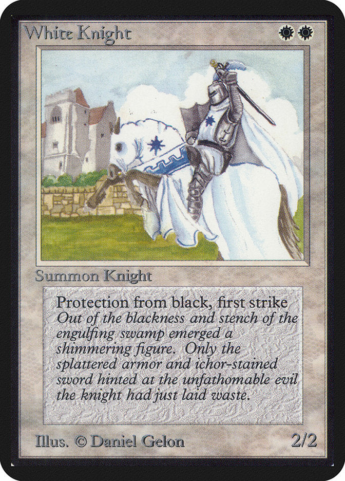 White Knight [Alpha Edition] | Jomio and Rueliete's Cards and Comics