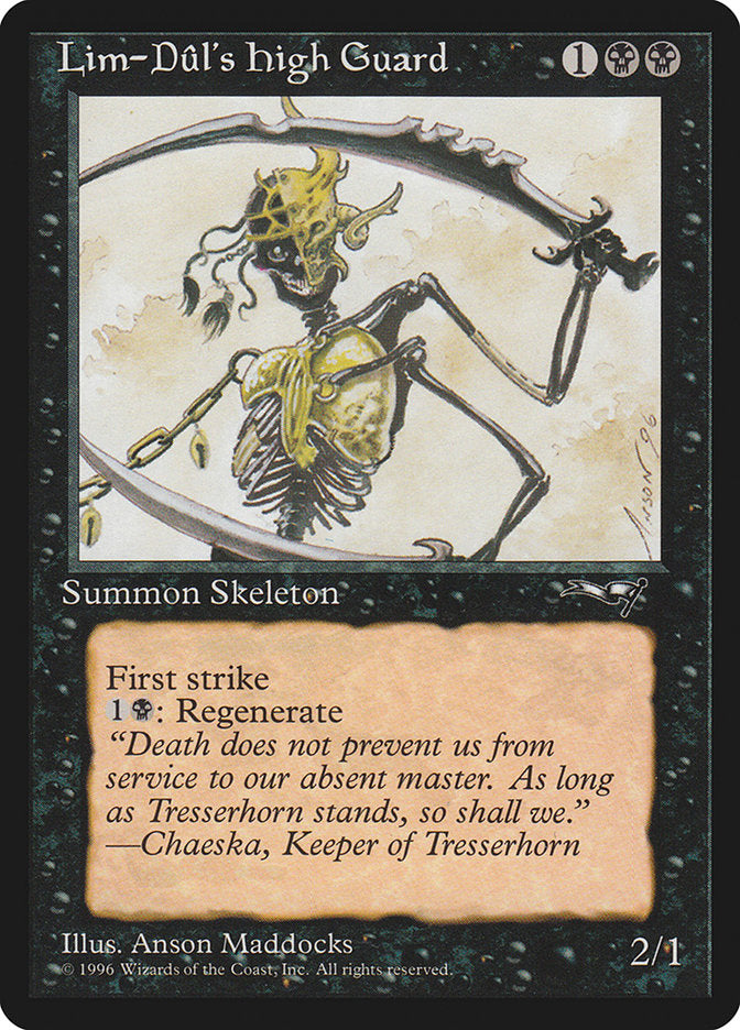 Lim-Dul's High Guard (Holding Sword) [Alliances] | Jomio and Rueliete's Cards and Comics