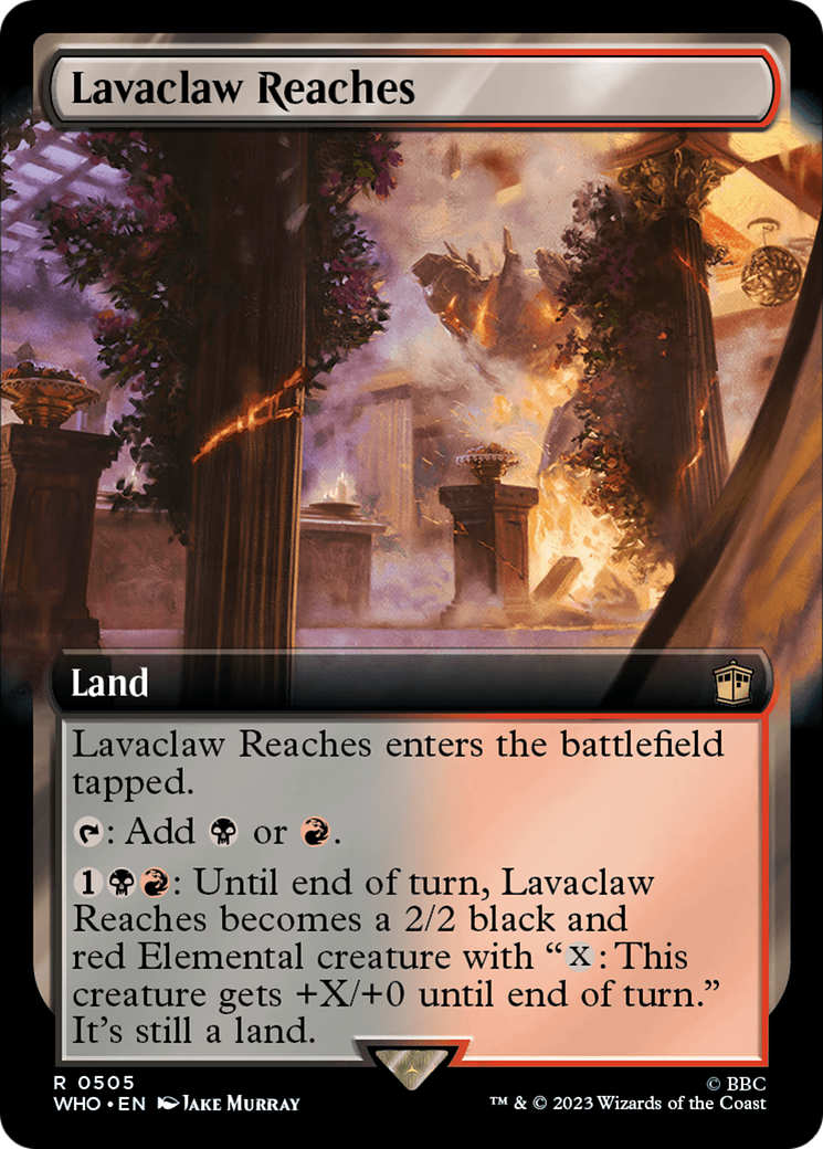 Lavaclaw Reaches (Extended Art) [Doctor Who] | Jomio and Rueliete's Cards and Comics
