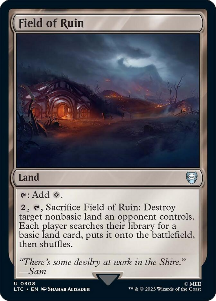 Field of Ruin [The Lord of the Rings: Tales of Middle-Earth Commander] | Jomio and Rueliete's Cards and Comics