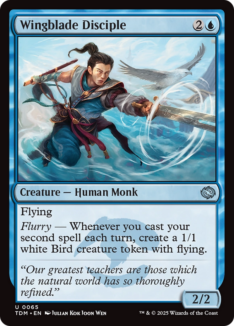 Wingblade Disciple [Tarkir: Dragonstorm] | Jomio and Rueliete's Cards and Comics