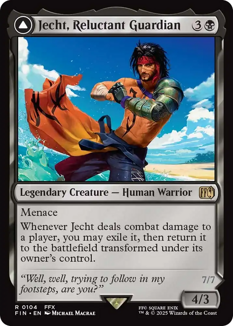 Jecht, Reluctant Guardian // Braska's Final Aeon [FINAL FANTASY] | Jomio and Rueliete's Cards and Comics