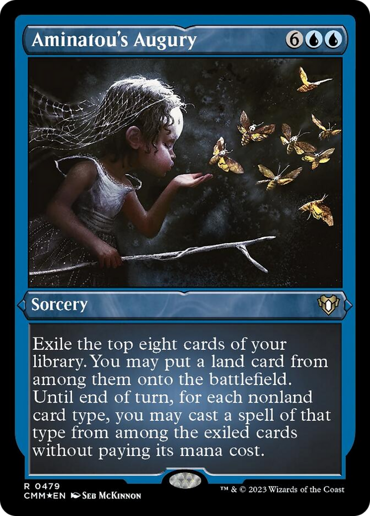 Aminatou's Augury (Foil Etched) [Commander Masters] | Jomio and Rueliete's Cards and Comics