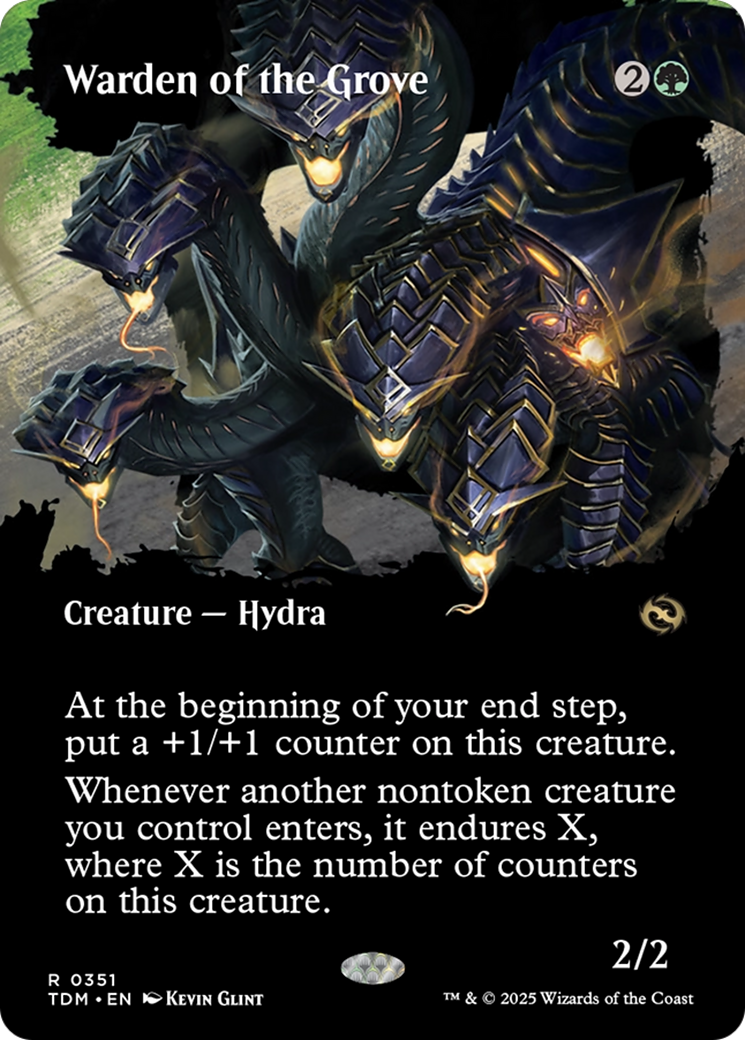 Warden of the Grove (Borderless) [Tarkir: Dragonstorm] | Jomio and Rueliete's Cards and Comics