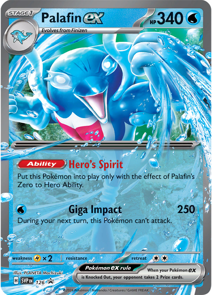 Palafin ex (126) (Jumbo Card) [Scarlet & Violet: Black Star Promos] | Jomio and Rueliete's Cards and Comics