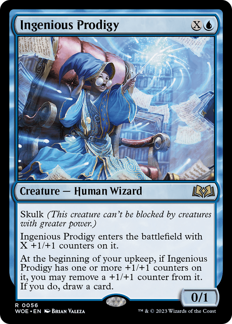 Ingenious Prodigy [Wilds of Eldraine] | Jomio and Rueliete's Cards and Comics
