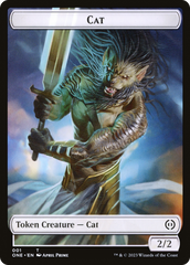 Cat Token [Phyrexia: All Will Be One Tokens] | Jomio and Rueliete's Cards and Comics