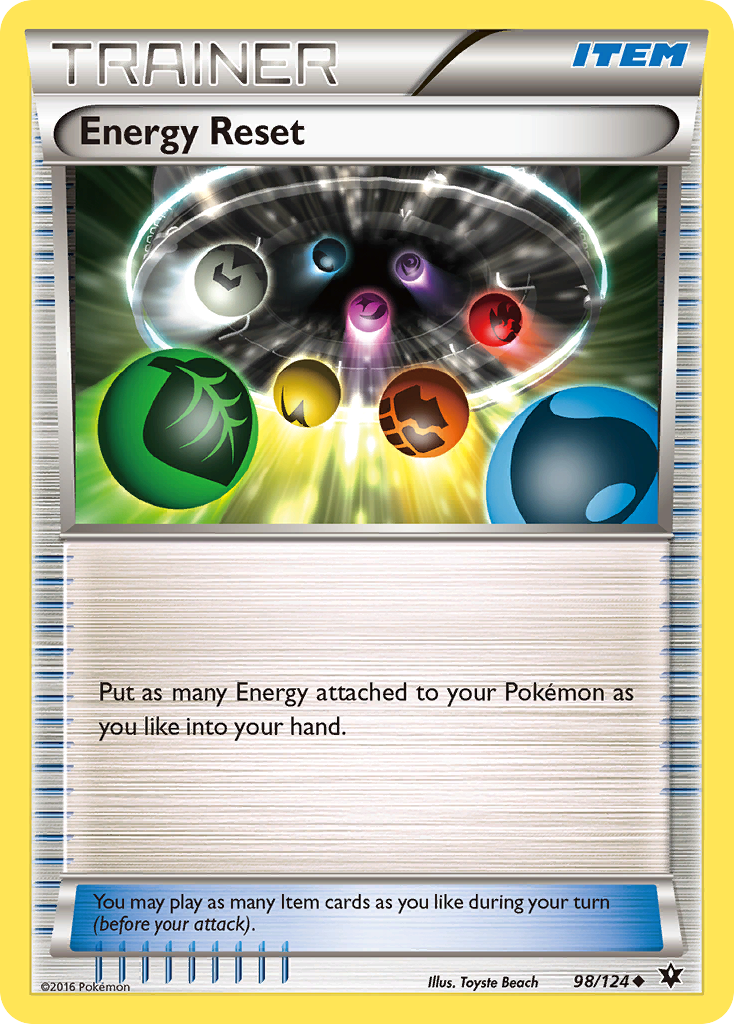 Energy Reset (98/124) [XY: Fates Collide] | Jomio and Rueliete's Cards and Comics