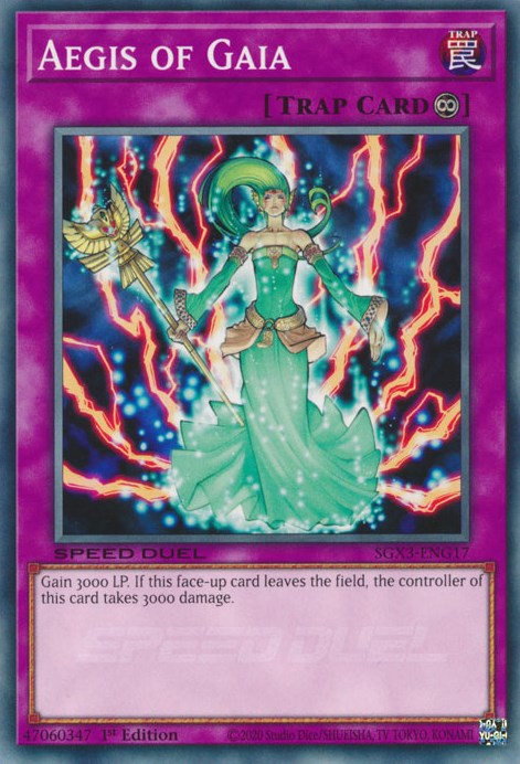 Aegis of Gaia [SGX3-ENG17] Common | Jomio and Rueliete's Cards and Comics