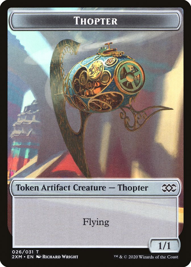 Servo // Thopter (026) Double-Sided Token [Double Masters Tokens] | Jomio and Rueliete's Cards and Comics
