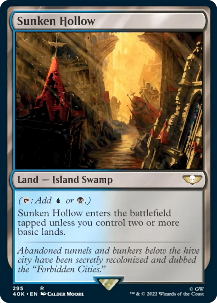 Sunken Hollow [Warhammer 40,000] | Jomio and Rueliete's Cards and Comics