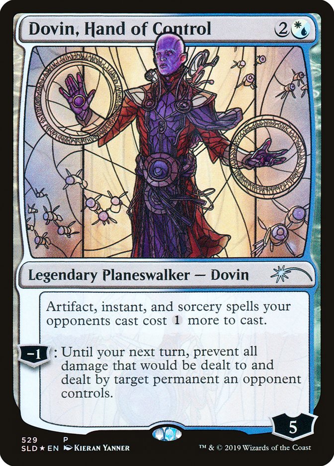 Dovin, Hand of Control (Stained Glass) [Secret Lair Drop Promos] | Jomio and Rueliete's Cards and Comics