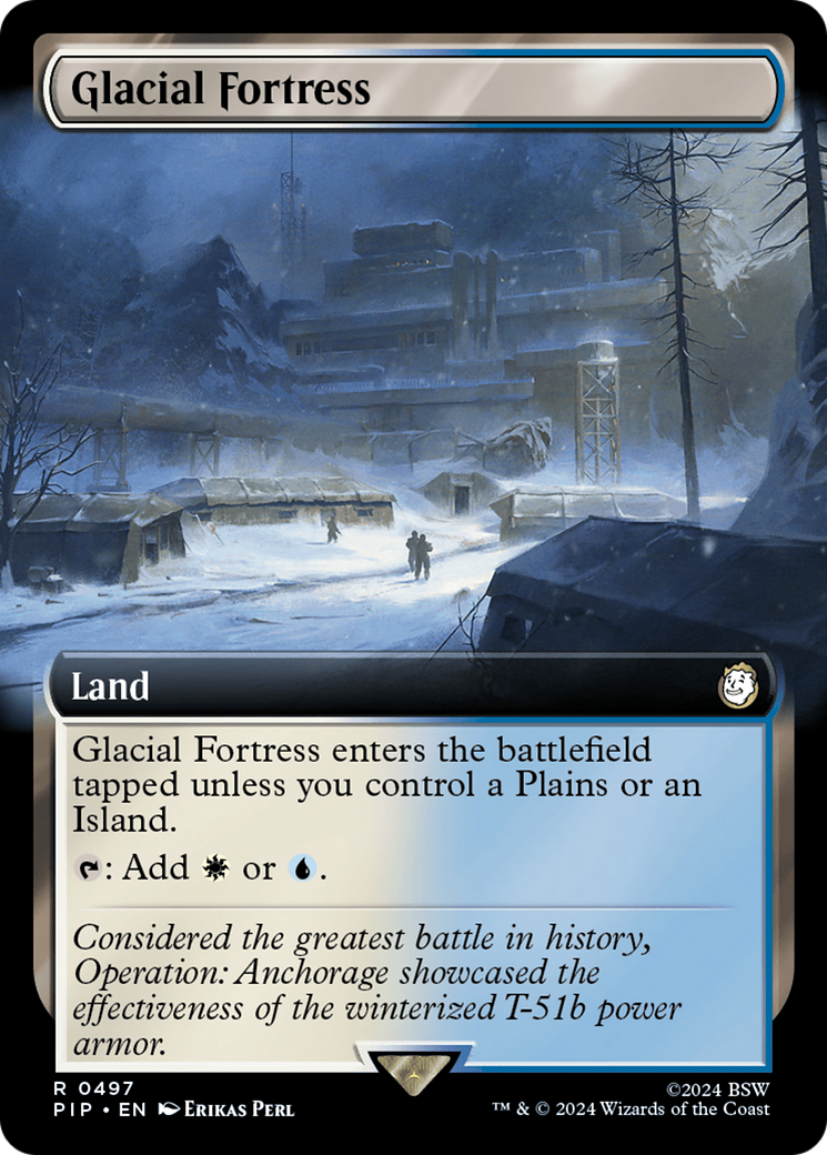 Glacial Fortress (Extended Art) [Fallout] | Jomio and Rueliete's Cards and Comics