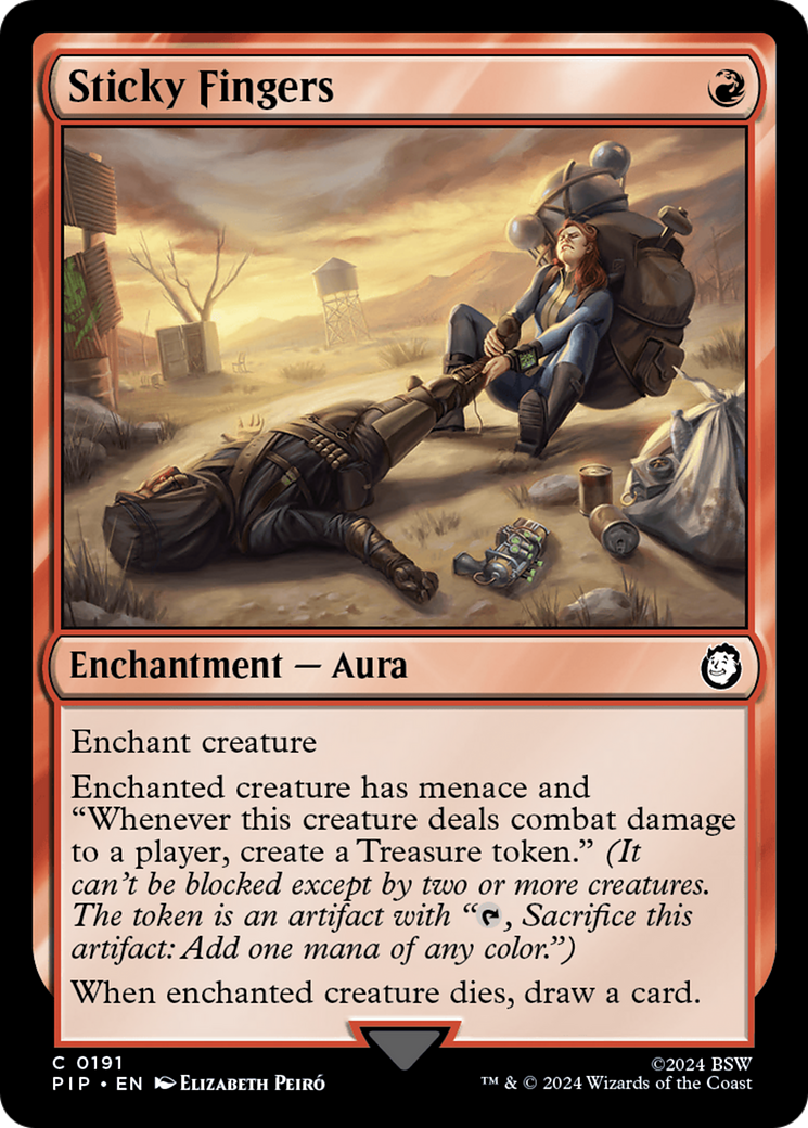Sticky Fingers [Fallout] | Jomio and Rueliete's Cards and Comics