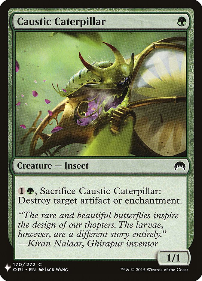 Caustic Caterpillar [Mystery Booster] | Jomio and Rueliete's Cards and Comics