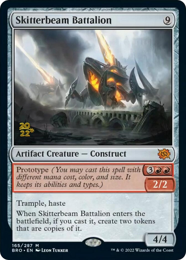Skitterbeam Battalion [The Brothers' War Prerelease Promos] | Jomio and Rueliete's Cards and Comics