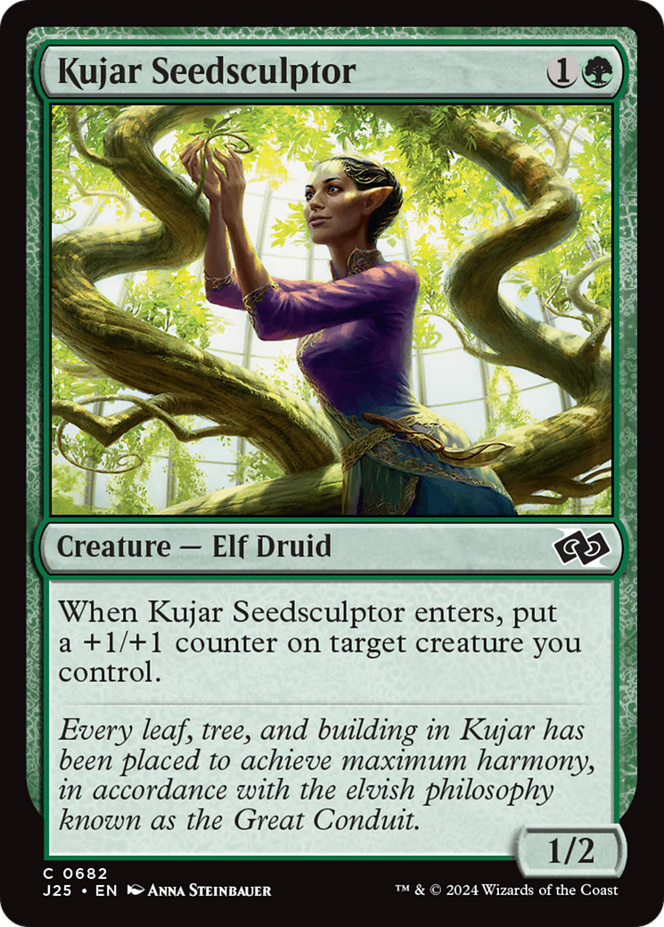 Kujar Seedsculptor [Foundations Jumpstart] | Jomio and Rueliete's Cards and Comics