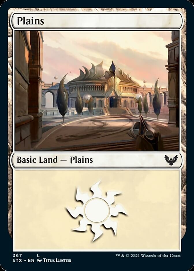 Plains (367) [Strixhaven: School of Mages] | Jomio and Rueliete's Cards and Comics