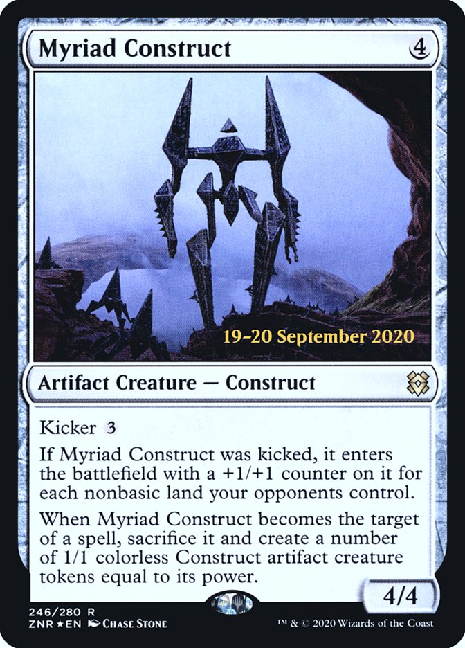 Myriad Construct [Zendikar Rising Prerelease Promos] | Jomio and Rueliete's Cards and Comics