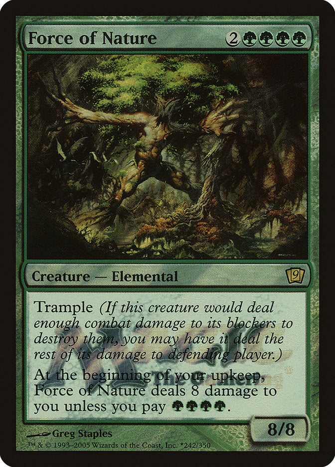 Force of Nature [Ninth Edition Promos] | Jomio and Rueliete's Cards and Comics