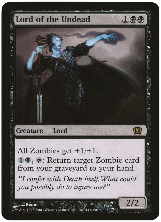 Lord of the Undead (Oversized) [Eighth Edition Box Topper] | Jomio and Rueliete's Cards and Comics