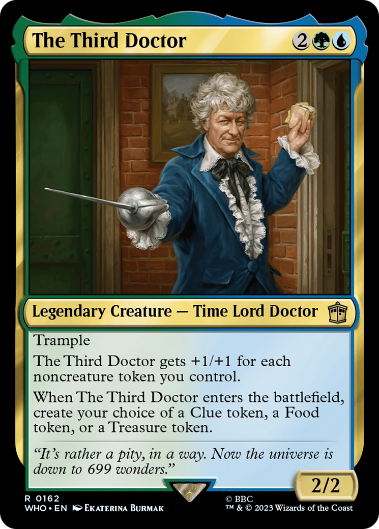 The Third Doctor [Doctor Who] | Jomio and Rueliete's Cards and Comics