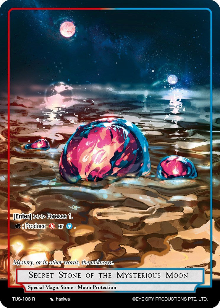 Secret Stone of the Mysterious Moon (TUS-106 R) [The Underworld of Secrets] | Jomio and Rueliete's Cards and Comics