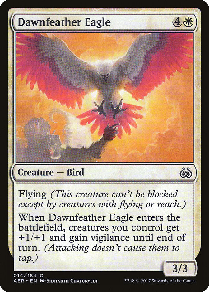 Dawnfeather Eagle (Intro Pack) [Aether Revolt Promos] | Jomio and Rueliete's Cards and Comics