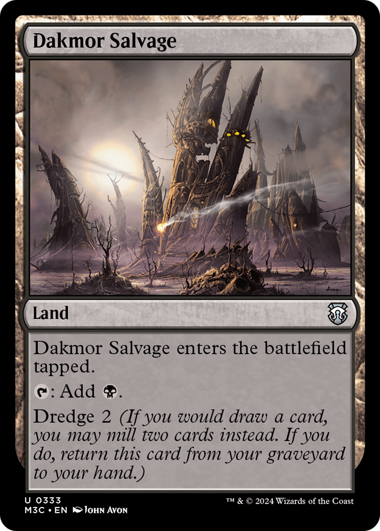 Dakmor Salvage (Ripple Foil) [Modern Horizons 3 Commander] | Jomio and Rueliete's Cards and Comics