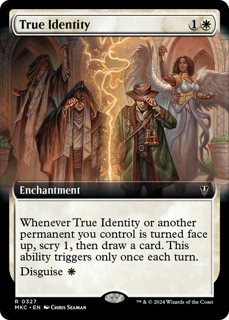 True Identity (Extended Art) [Murders at Karlov Manor Commander] | Jomio and Rueliete's Cards and Comics